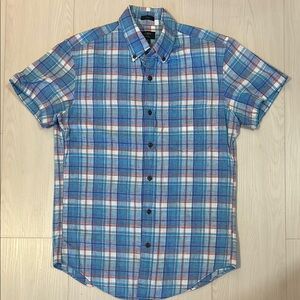 Blue Plaid Men's Shirt